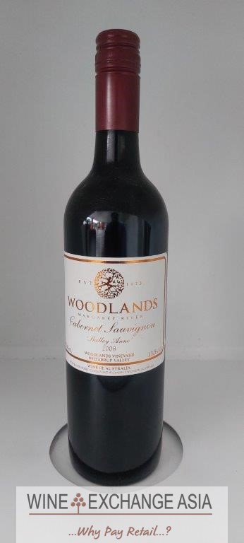 (image for) Woodlands Cabernet Sauvignon Shelley Anne Reserve 2008 (JH 96) - WAS: $260++
